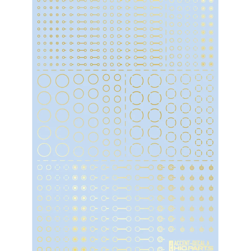 Accent Decal A - Wheel Gold