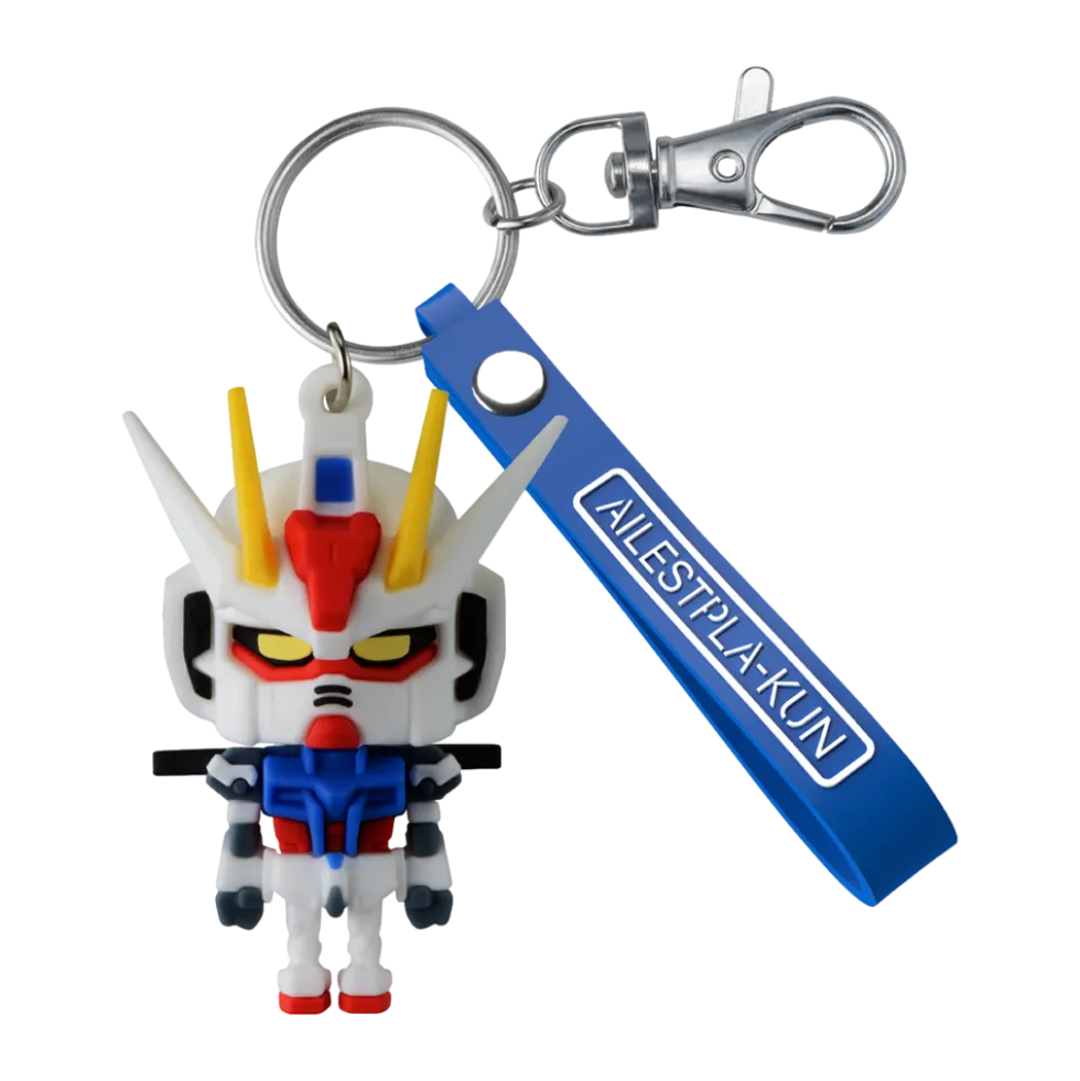 Aile Stpla-kun 3D Rubber Mascot Keychain