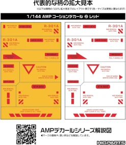 1/144 AMP02 Caution Decal (Red)