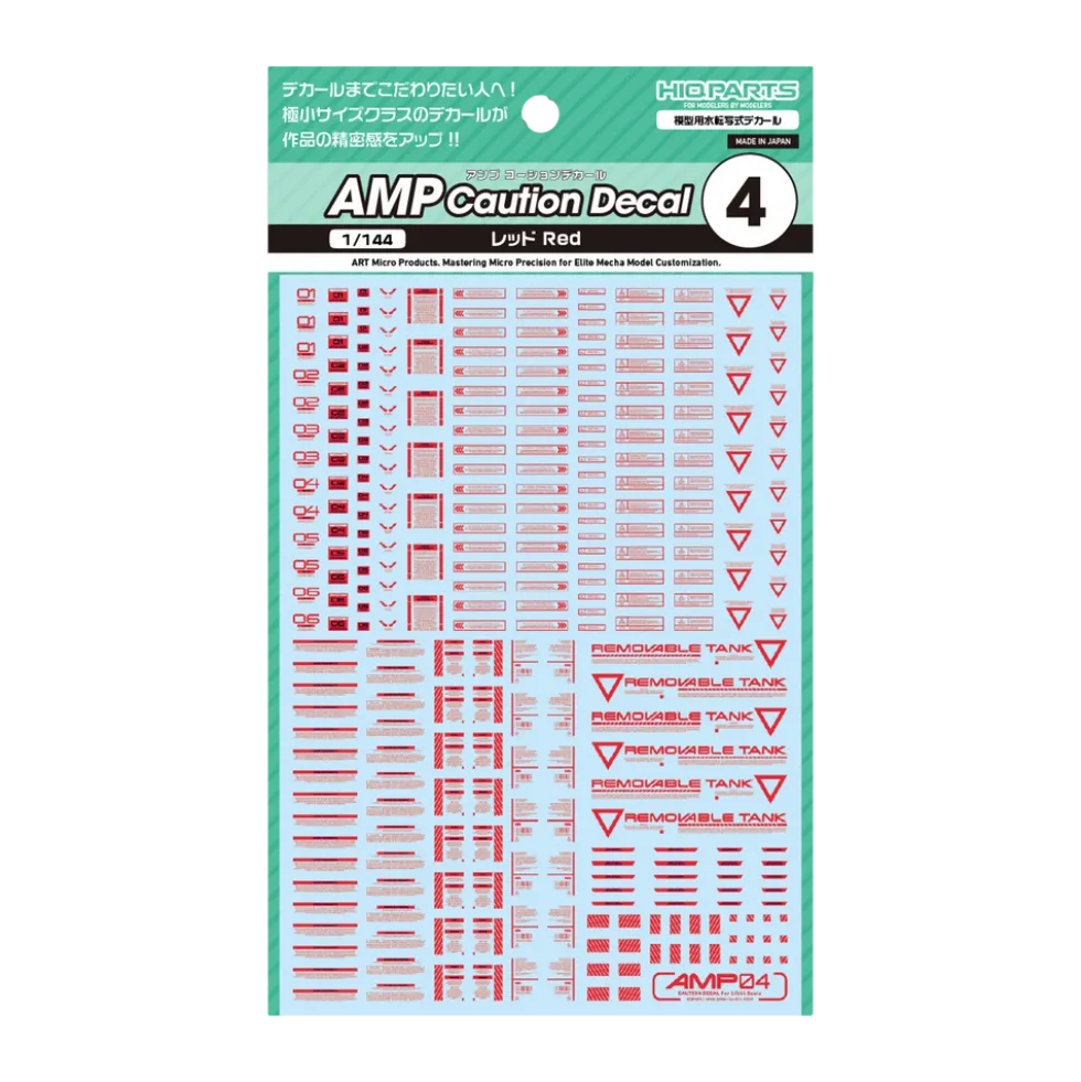 1/144 AMP04 Caution Decal (Red)