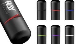 Anti-Roll Colored Ring for Hatch Hand Drill - Set A: Black/Red/Blue