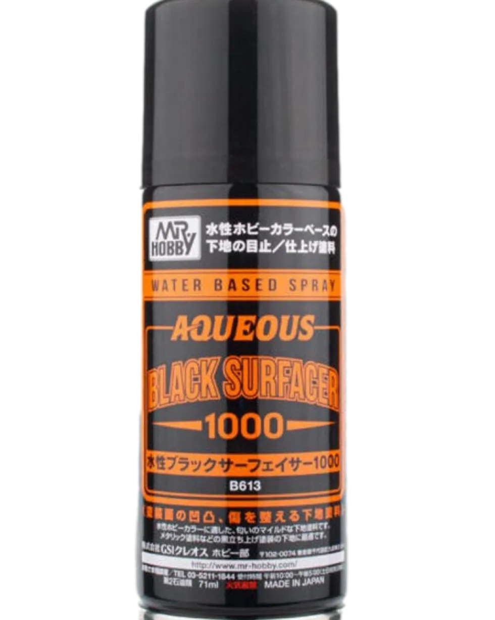 Aqueous Black Surfacer 1000 - Spray - 170ml