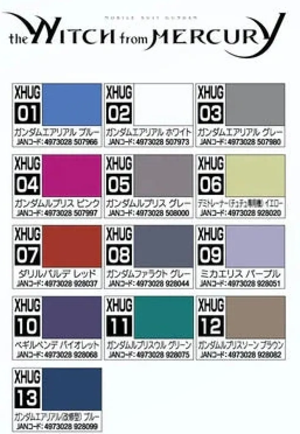 Aqueous XHUG 03 - Gundam Aerial Gray 10ml