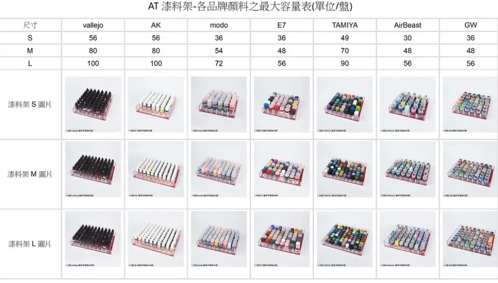 AT-05 Paint Bottle Rack (Medium)