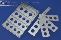 AW-229 Airbrush Template/Scribing Template 02 (Circular Large)