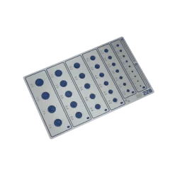 AW-228 Airbrush Templates/Scribing Templates 01 (Circular Small)