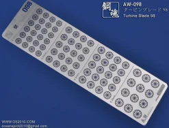 AW-098 Photo Etch Turbine Blade