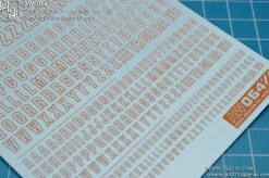AW-064 Waterslide Decal (Orange)