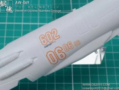 AW-069 Waterslide Decal (Orange)