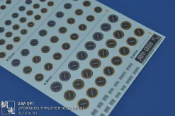 AW-091 Waterslide Decal + Photo Etch Thruster Nozzles