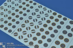 AW-084 Waterslide Decal + Photo Etch Thruster Nozzles