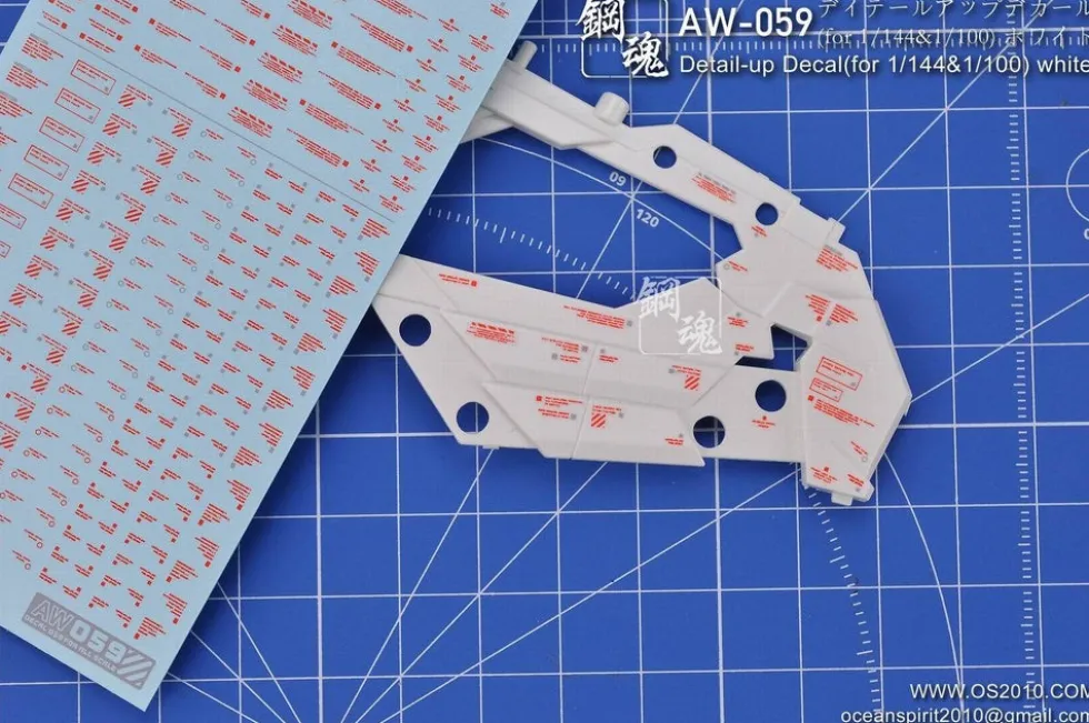 AW-059 Waterslide Decal (Red)