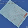 AW-179 Waterslide Decal 04-S (1/144 & 1/100) Red