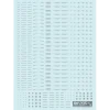 AW-205 Waterslide Decal Type 00 (1/144 & 1/100) Dark Grey