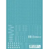 AW-206 Waterslide Decal Type 01 (1/144 & 1/100) White