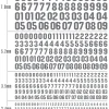 AW-234 Waterslide Decal Universal Number Decal (Gray)