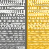 AW-233 Waterslide Decal Universal Alphabet Decal (White)