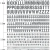 AW-232 Waterslide Decal Universal Alphabet Decal (Gray)