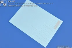 AW-165 Waterslide Decal 02 (1/144 & 1/100) White