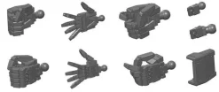 BPHD-37 MS Hand 01 (E.F.S.F. Dark Gray) (1/144)