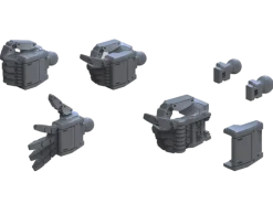BPHD-37 MS Hand 01 (E.F.S.F. Dark Gray) (1/144)