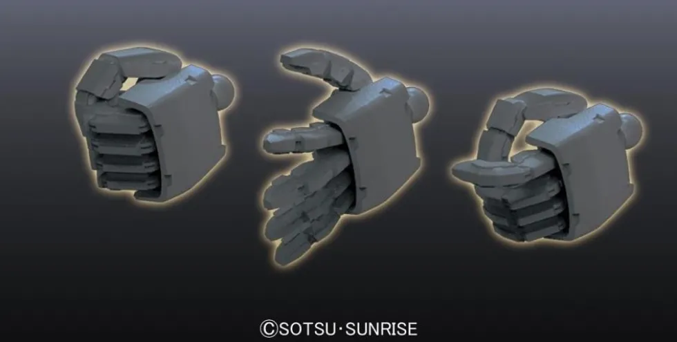 BPHD-38 MS Hand 02 (Zeon Dark Gray) (1/144)