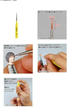 Brushwork Short Grip Point Brush S