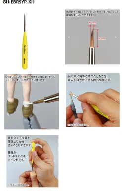 Brushwork Short Grip Sharp Point Fine
