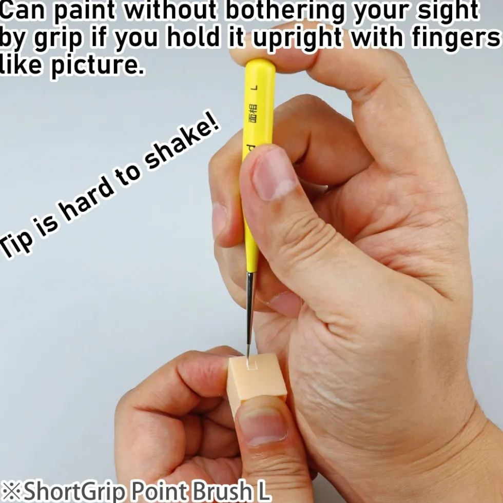 Brushwork Short Grip Sharp Point Fine