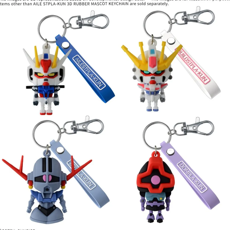 Build Stpla-kun 3D Rubber Mascot Keychain