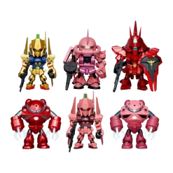 Char's Custom QMSV Mini Gundam Box of 8 Random Figures