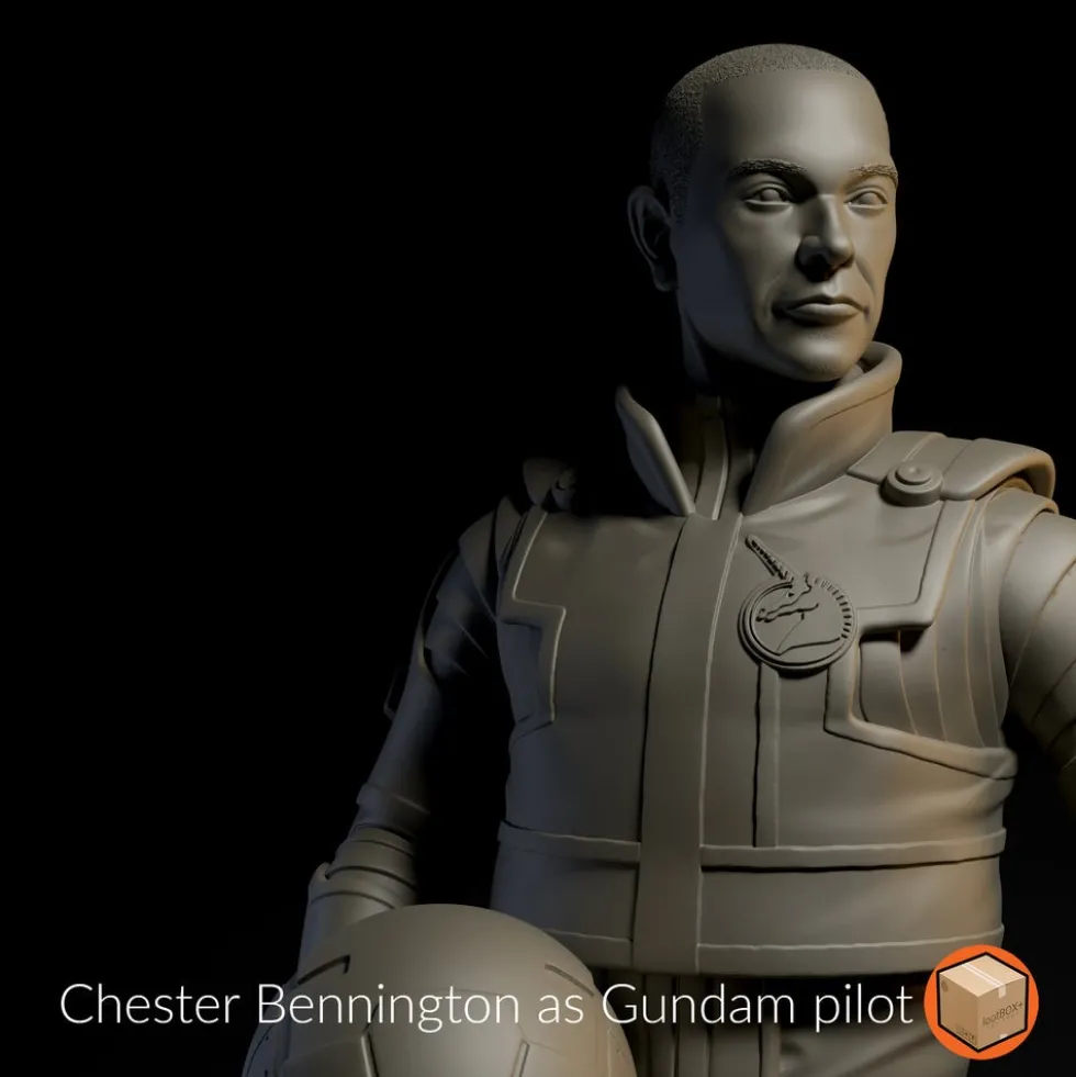 + Chester Bennington Gundam Pilot