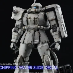 1/144 1/100 Chipping Decal Number 01 Gray Decals