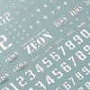 1/144 1/100 Chipping Decal Zeon 01 White Decals