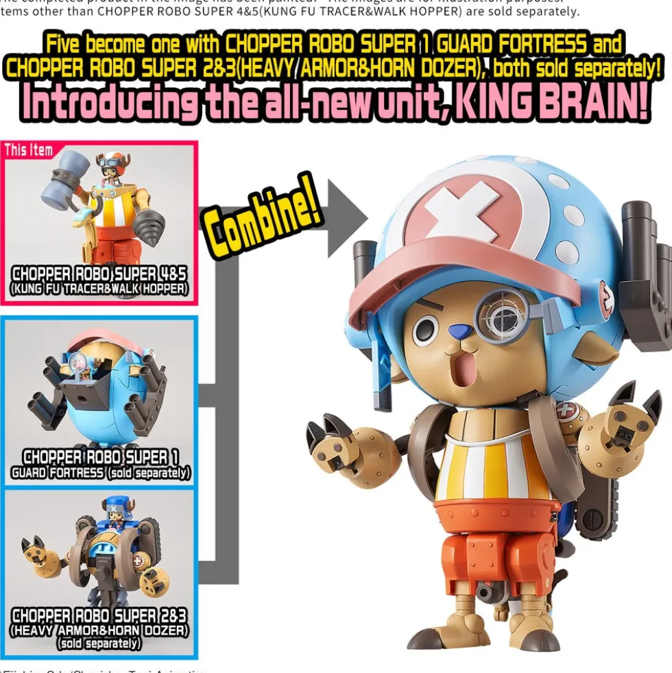 Chopper Robo Super 4 & 5 (Kung Fu Tracer & Walk Hopper)