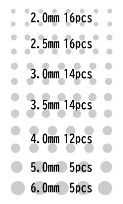 Circular Seal X Series Green Glow In The Dark (2 - 6mm)