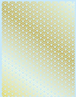 CM Decal 13 Seigaha Pattern - Blue