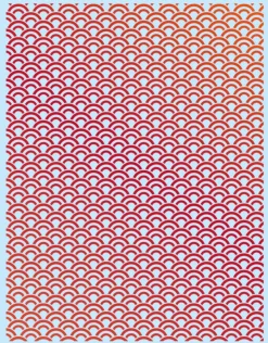 CM Decal 13 Seigaha Pattern - Blue