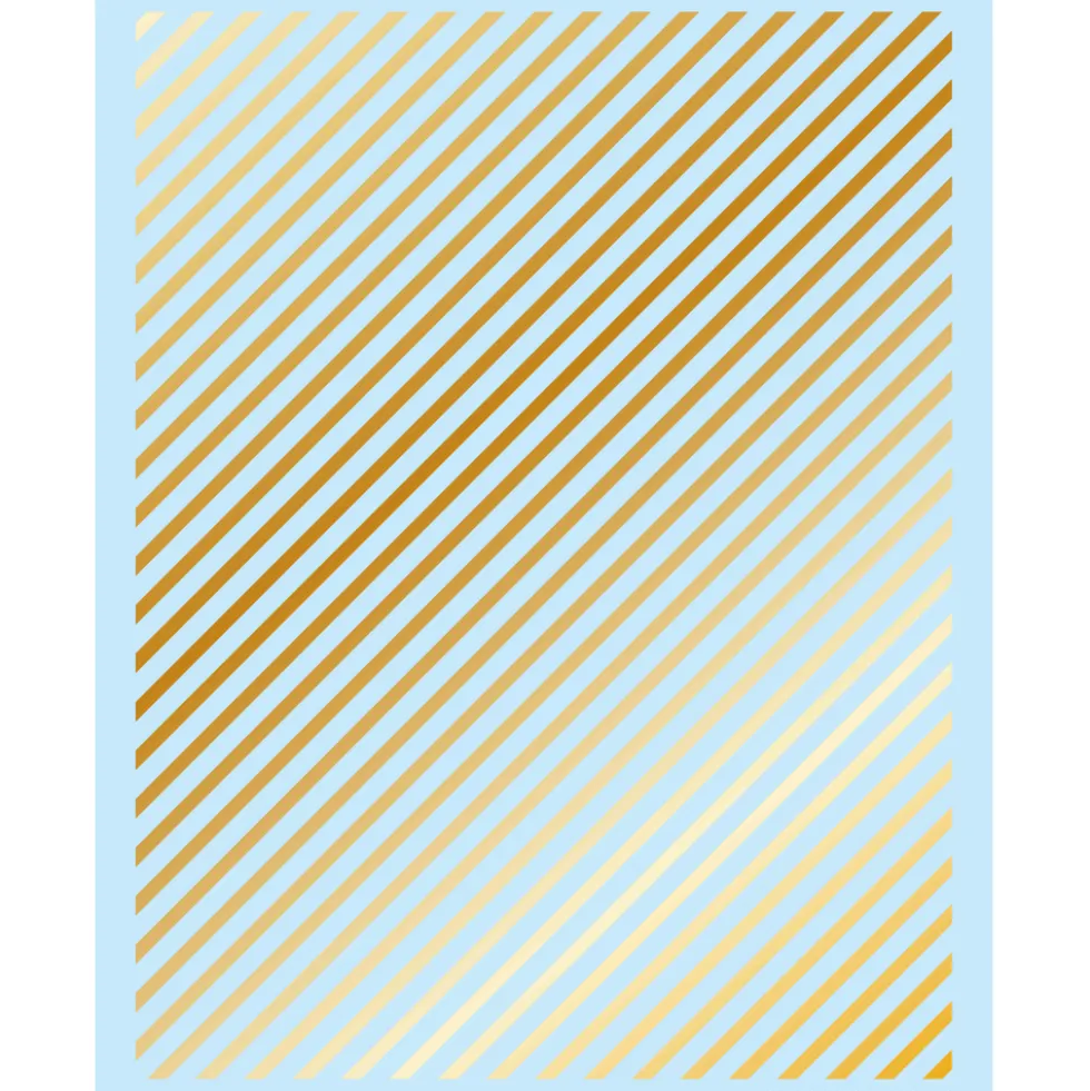 CM Decal 12 Slant Line - Blue