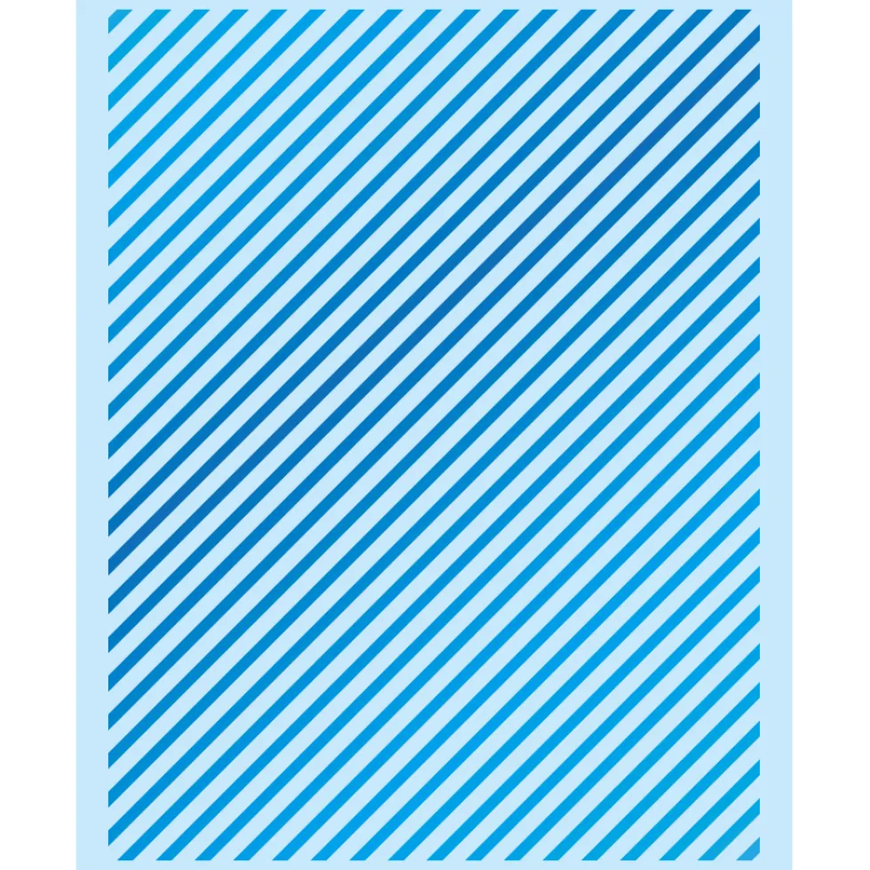 CM Decal 12 Slant Line - Blue
