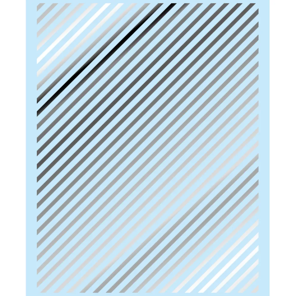 CM Decal 12 Slant Line - Blue