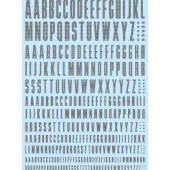 CND Decal Alphabet - Gold