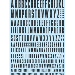 CND Decal Alphabet - Gold