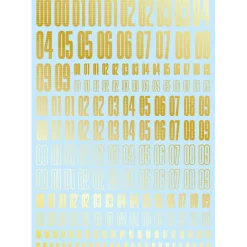 CND Decal Number - Gold