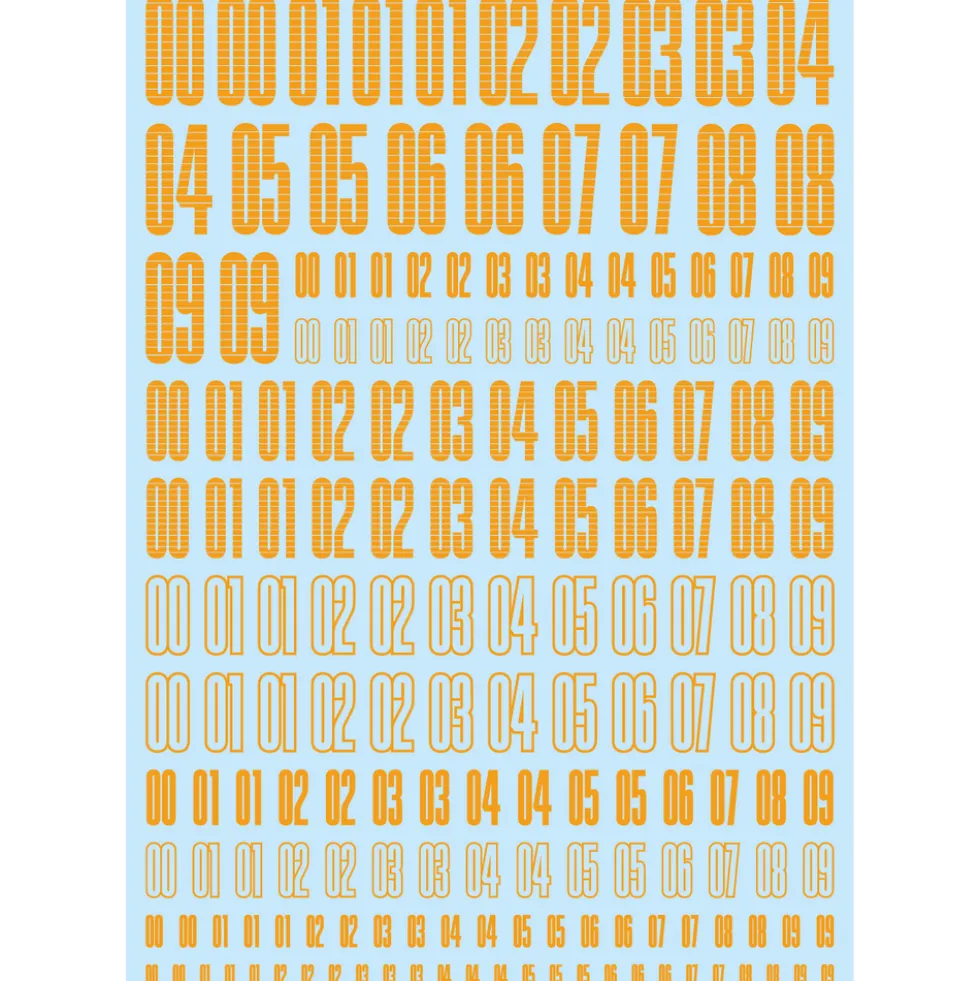 CND Decal Number - Gold