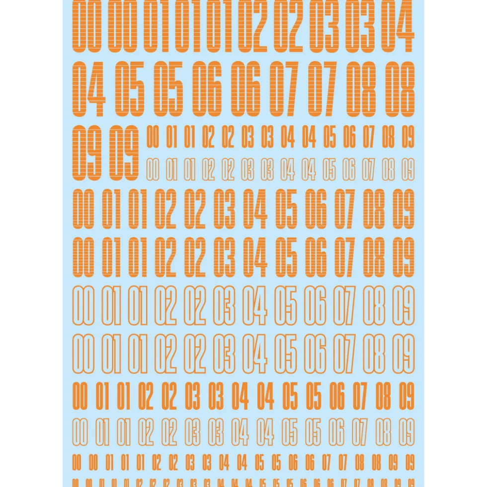 CND Decal Number - Gold