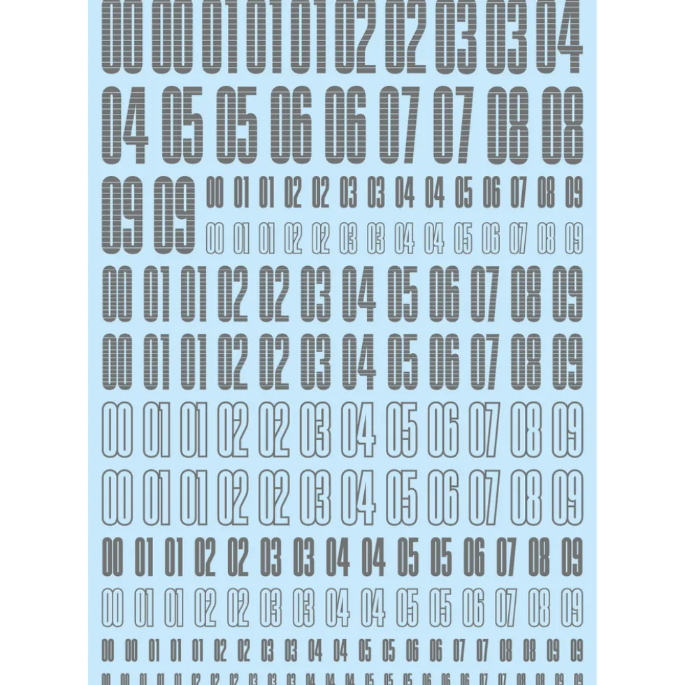CND Decal Number - Gold