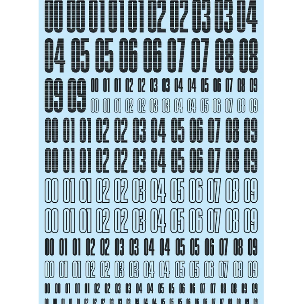 CND Decal Number - Gold