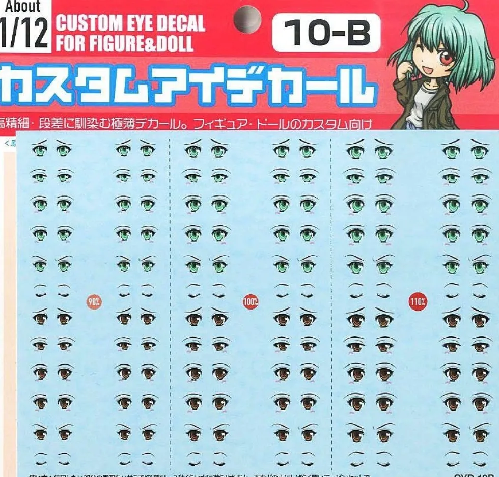 Custom Eye Decal - 1/12 1-A(1pc)