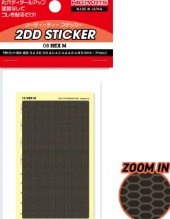 2DD Sticker (Hex) - S